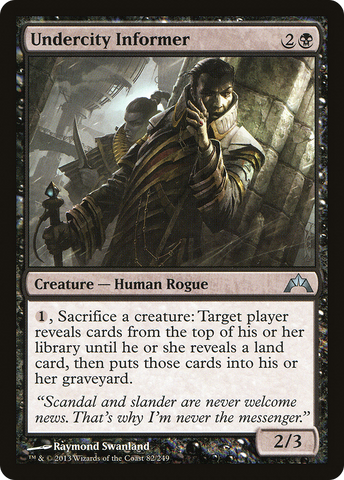 Undercity Informer (GTC-082)  Foil - Gatecrash