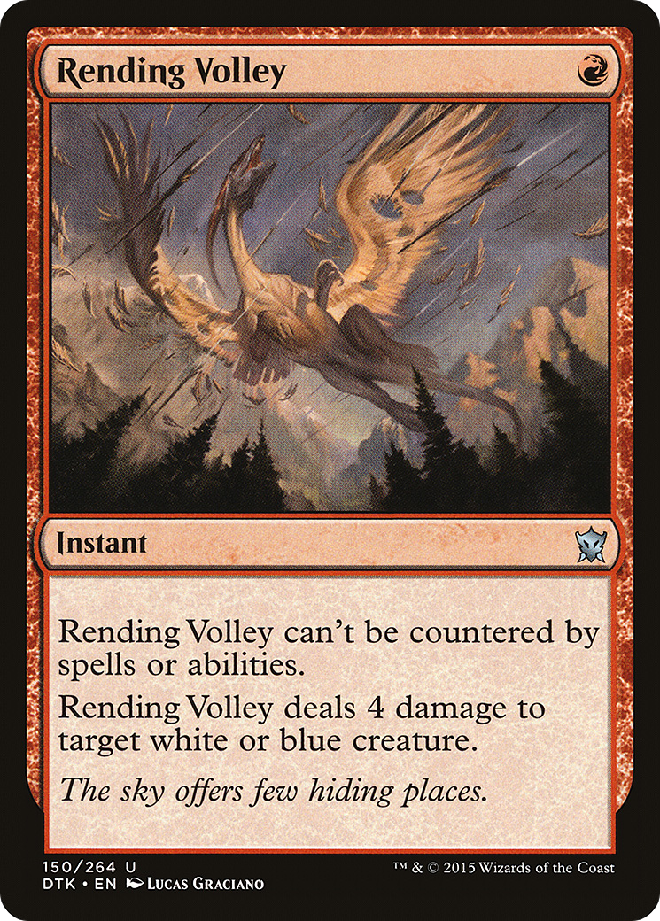 Rending Volley (DTK-150)  - Dragons of Tarkir