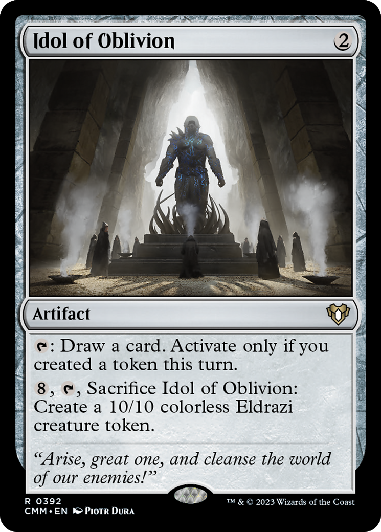 Idol of Oblivion (CMM-392)  Foil - Commander Masters