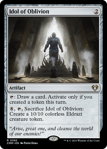 Idol of Oblivion (CMM-392)  Foil - Commander Masters