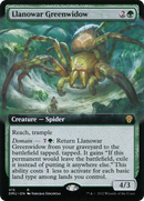 Llanowar Greenwidow (Extended Art) (DMU-415)  Foil - Dominaria United: (Extended Art)