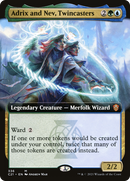 Adrix and Nev, Twincasters (Extended Art) (C21-336)  - Commander 2021: (Extended Art)