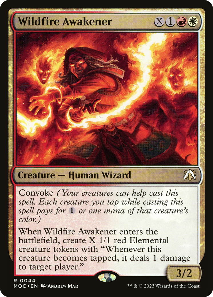 Wildfire Awakener (MOC-044)  - March of the Machine Commander