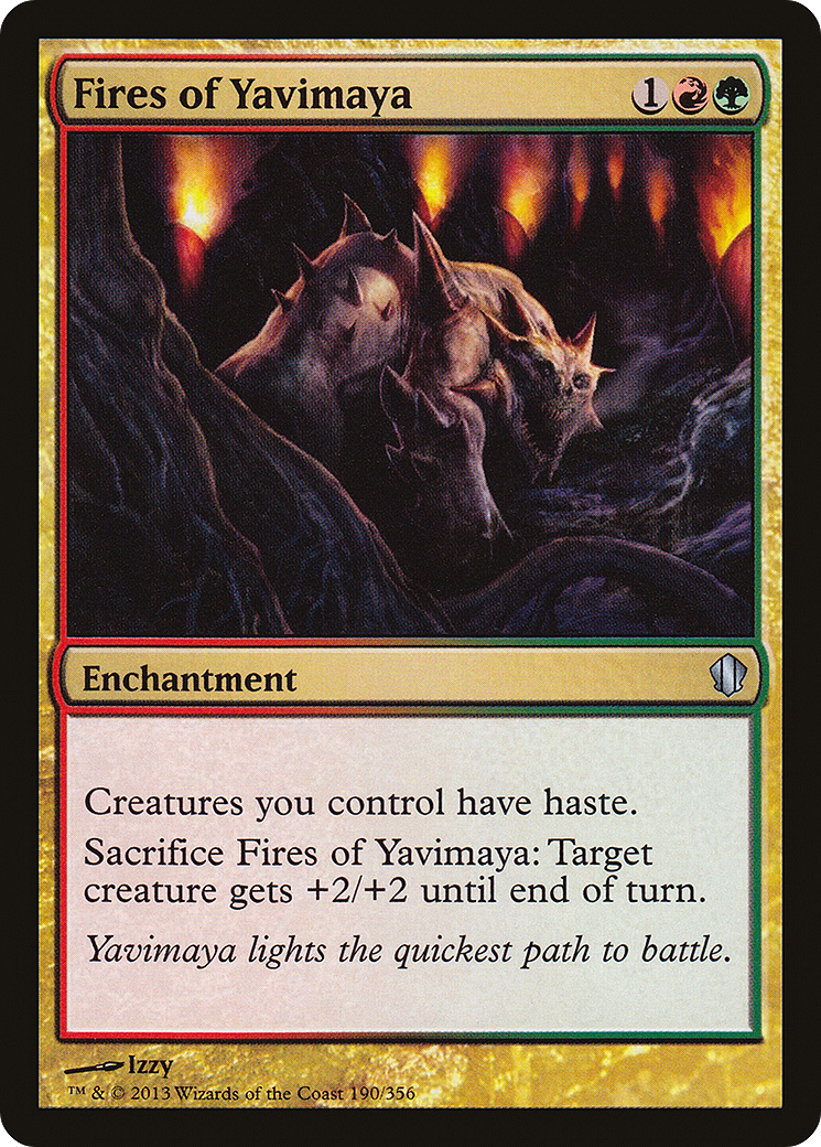 Fires of Yavimaya (C13-190)  - Commander 2013