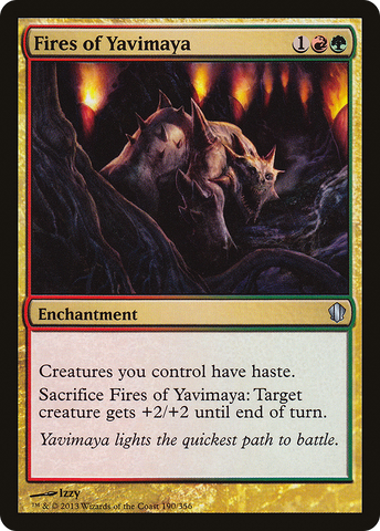 Fires of Yavimaya (C13-190)  - Commander 2013