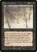 Ashes to Ashes (DRK-)  - The Dark