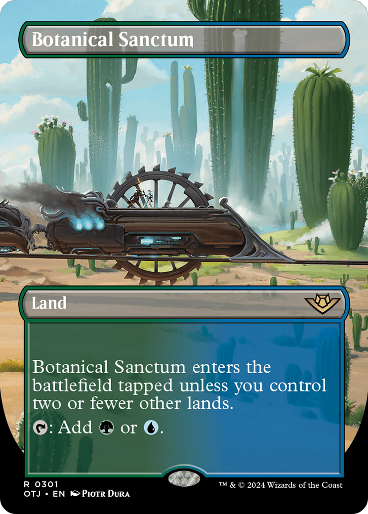 Botanical Sanctum (Borderless) (OTJ-301)  - Outlaws of Thunder Junction