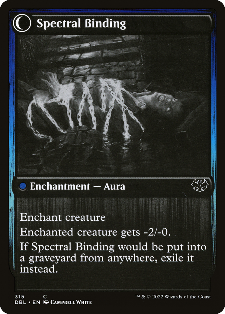 Binding Geist (DBL-315)  Foil - Innistrad: Double Feature: (Double Faced Transform)