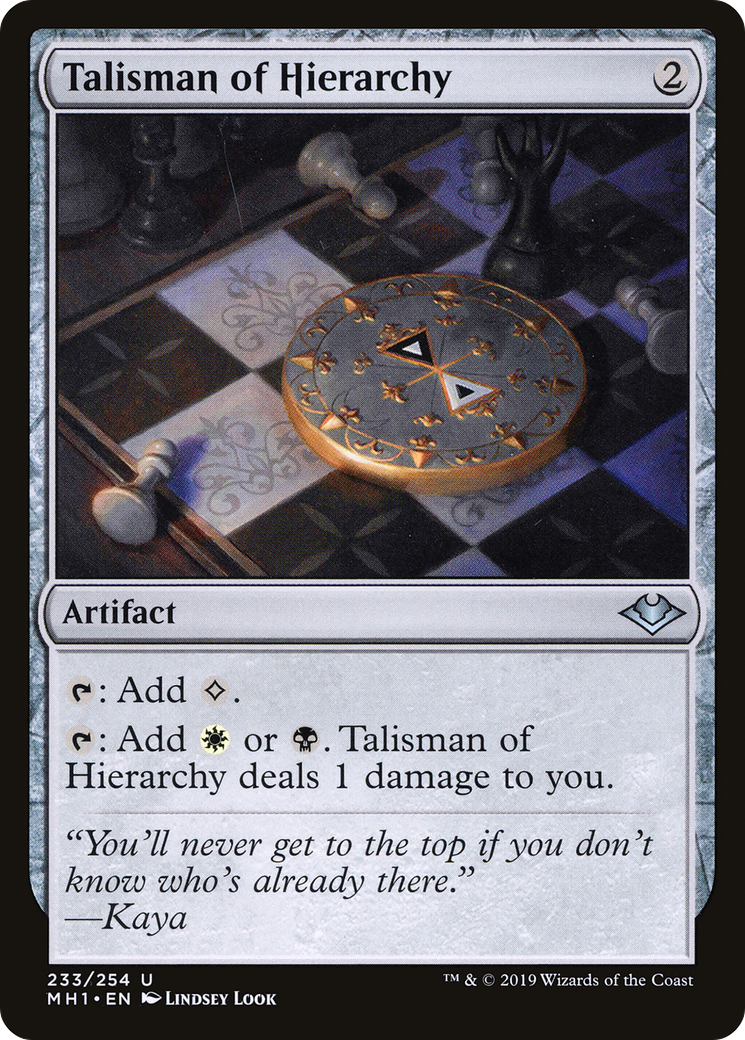 Talisman of Hierarchy (MH1-233)  Foil - Modern Horizons