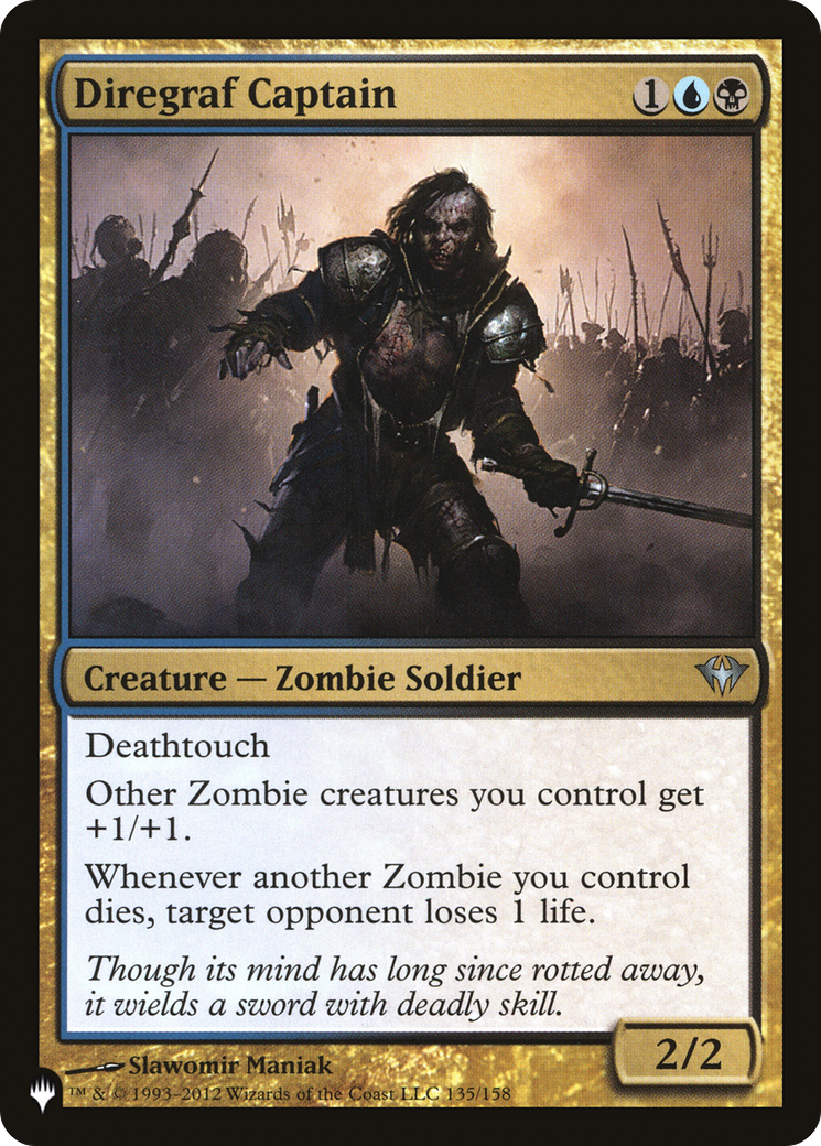 Diregraf Captain (LIST-DKA-135)  - The List