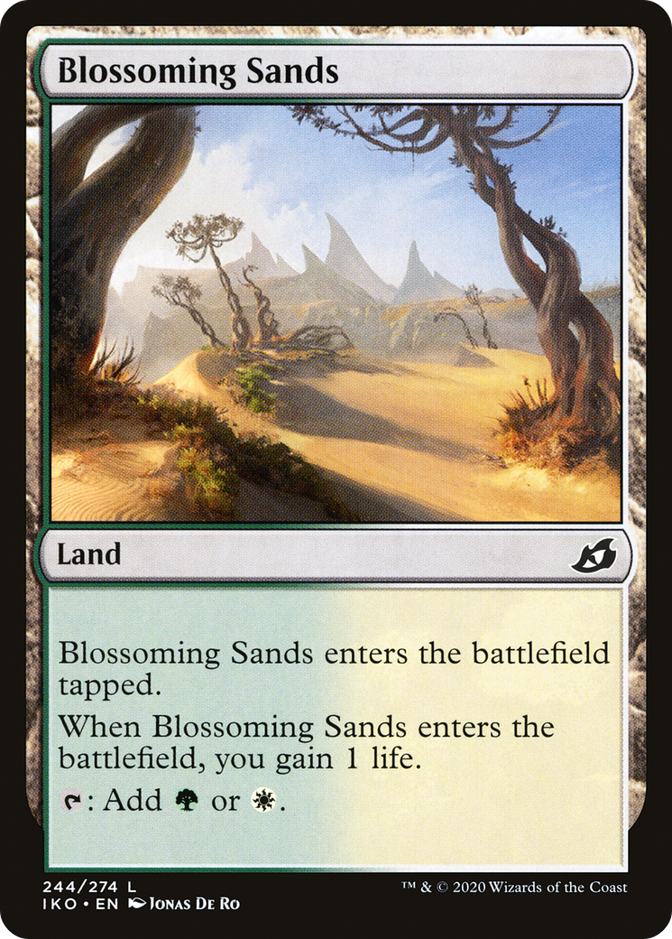 Blossoming Sands (IKO-244)  - Ikoria: Lair of Behemoths
