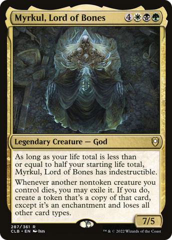 Myrkul, Lord of Bones (CLB-287)  - Commander Legends: Battle for Baldur's Gate