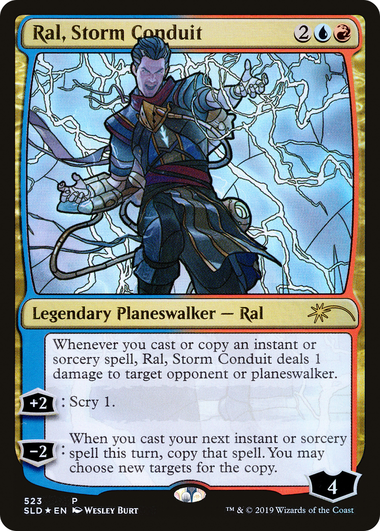 Ral, Storm Conduit (Stained Glass) (SLD-523)  Foil - Secret Lair Drop