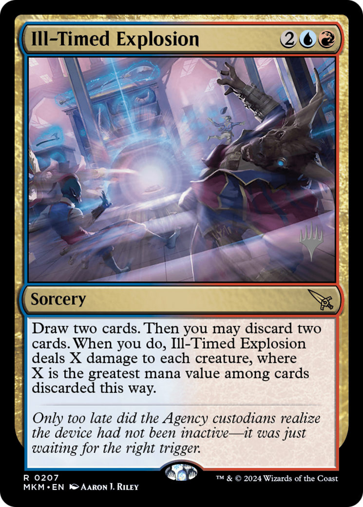 Ill-Timed Explosion (PPMKM-207)  - Murders at Karlov Manor Promos