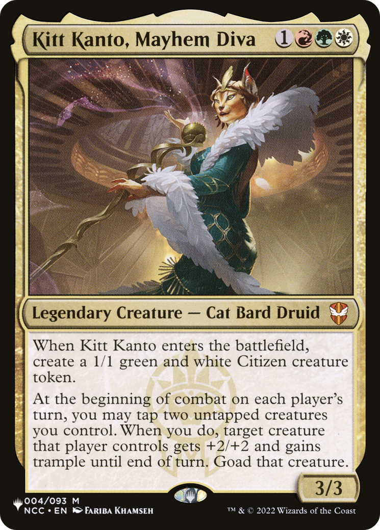 Kitt Kanto, Mayhem Diva (LIST-NCC-4)  - The List