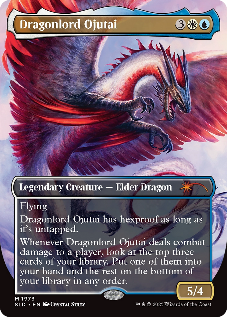 Dragonlord Ojutai (SLD-1973)  - Secret Lair Drop (Borderless)