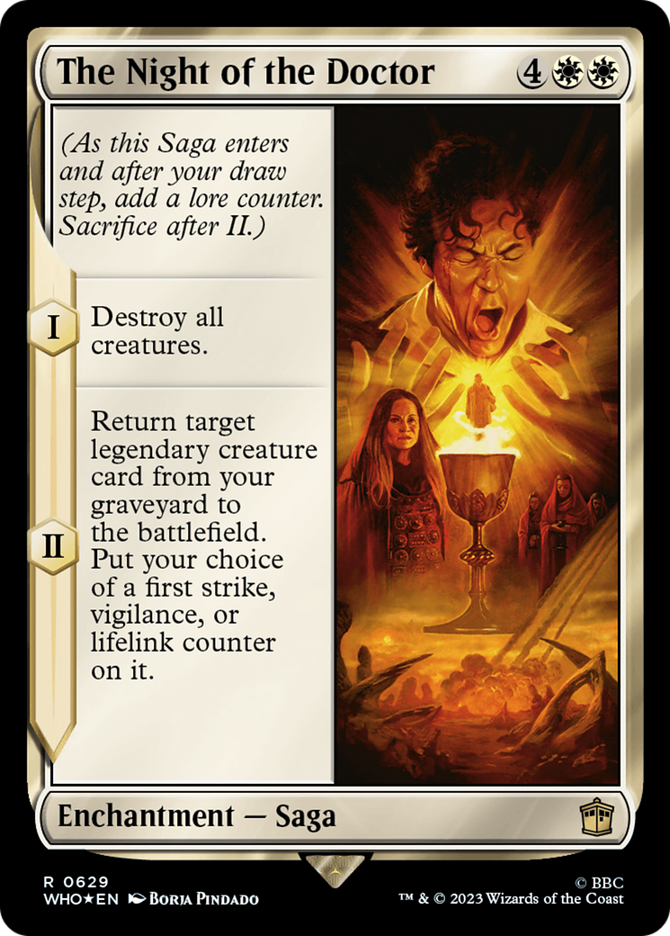 The Night of the Doctor (Surge Foil) (WHO-629)  Foil - Doctor Who