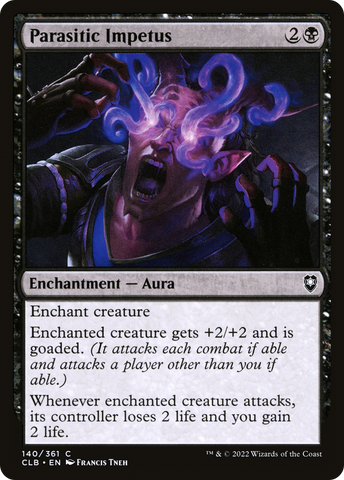 Parasitic Impetus (CLB-140)  Foil - Commander Legends: Battle for Baldur's Gate