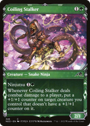 Coiling Stalker (Showcase) (NEO-346)  Foil - Kamigawa: Neon Dynasty: (Showcase)