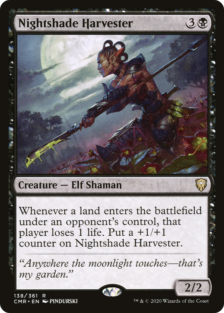 Nightshade Harvester (CMR-138)  Foil - Commander Legends