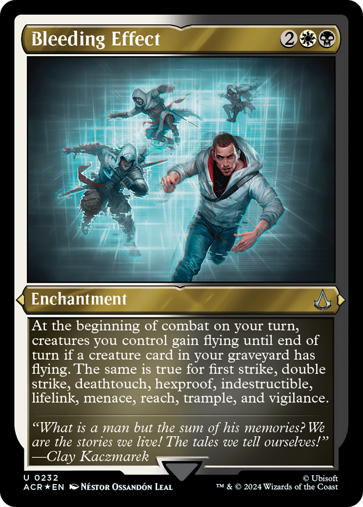 Bleeding Effect (ACR-232)  Etched Foil - Assassin's Creed