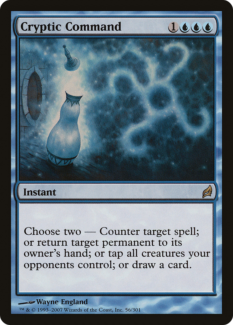 Cryptic Command (LRW-056)  Foil - Lorwyn