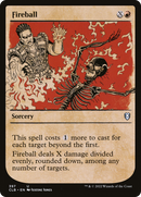 Fireball (Showcase) (CLB-397)  - Commander Legends: Battle for Baldur's Gate: (Showcase)
