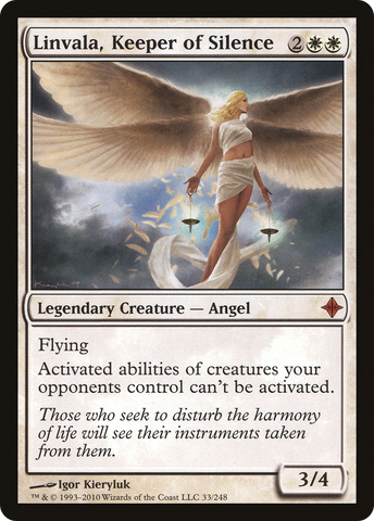Linvala, Keeper of Silence (ROE-033)  Foil - Rise of the Eldrazi