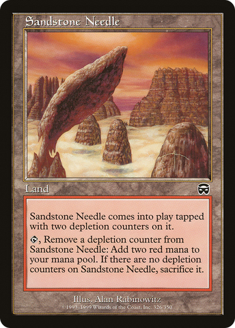 Sandstone Needle (MMQ-326)  Foil - Mercadian Masques