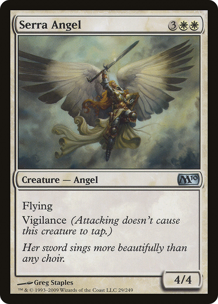 Serra Angel (M10-029)  - Magic 2010
