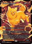 Enduring Courage (Showcase) (DSK-392)  Foil - Duskmourn: House of Horror: (Showcase)