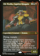 Ob Nixilis, Captive Kingpin (MAT-141)  Etched Foil - March of the Machine: The Aftermath