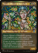 Queen Allenal of Ruadach (Textured Foil) (DMU-350)  Foil - Dominaria United: (Showcase)