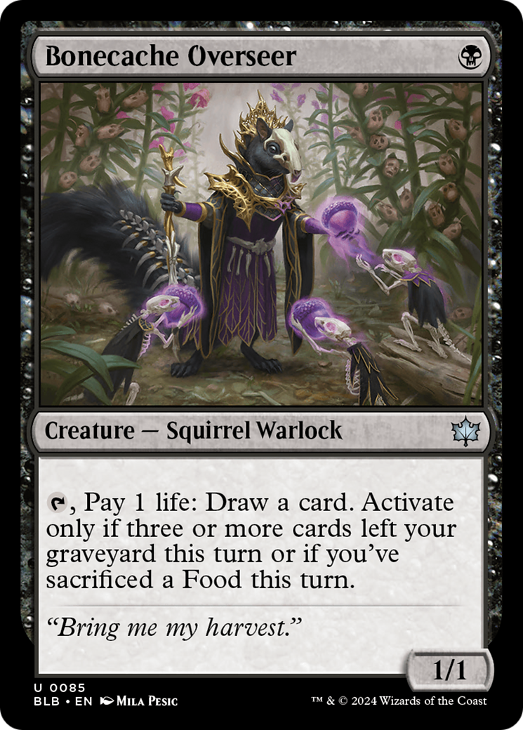 Bonecache Overseer (BLB-085)  - Bloomburrow