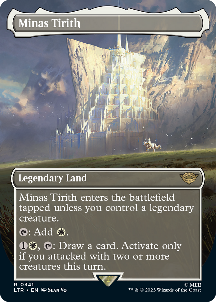 Minas Tirith (0341) (Borderless) (LTR-341)  - The Lord of the Rings: Tales of Middle-earth