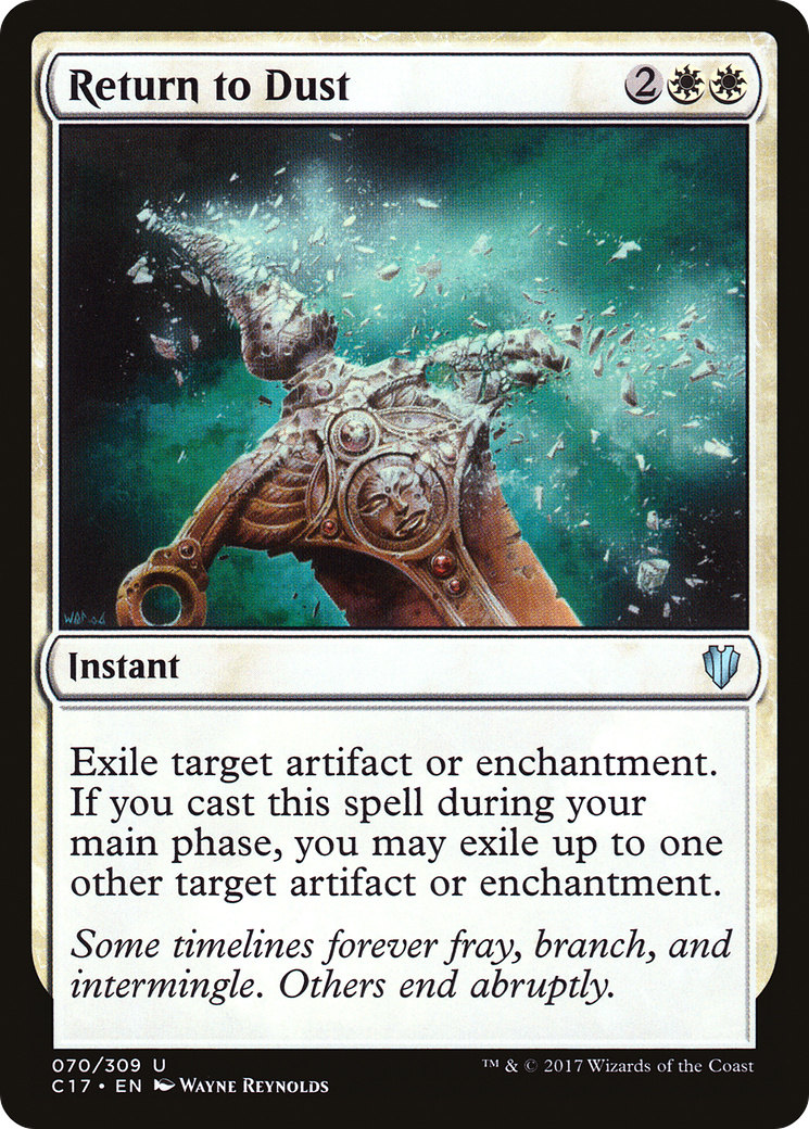 Return to Dust (C17-070)  - Commander 2017