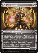 Selfless Samurai (Showcase) (NEO-312)  - Kamigawa: Neon Dynasty: (Showcase)