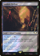 Sunken Hollow (Surge Foil) (40K-295)  Foil - Warhammer 40,000 Commander