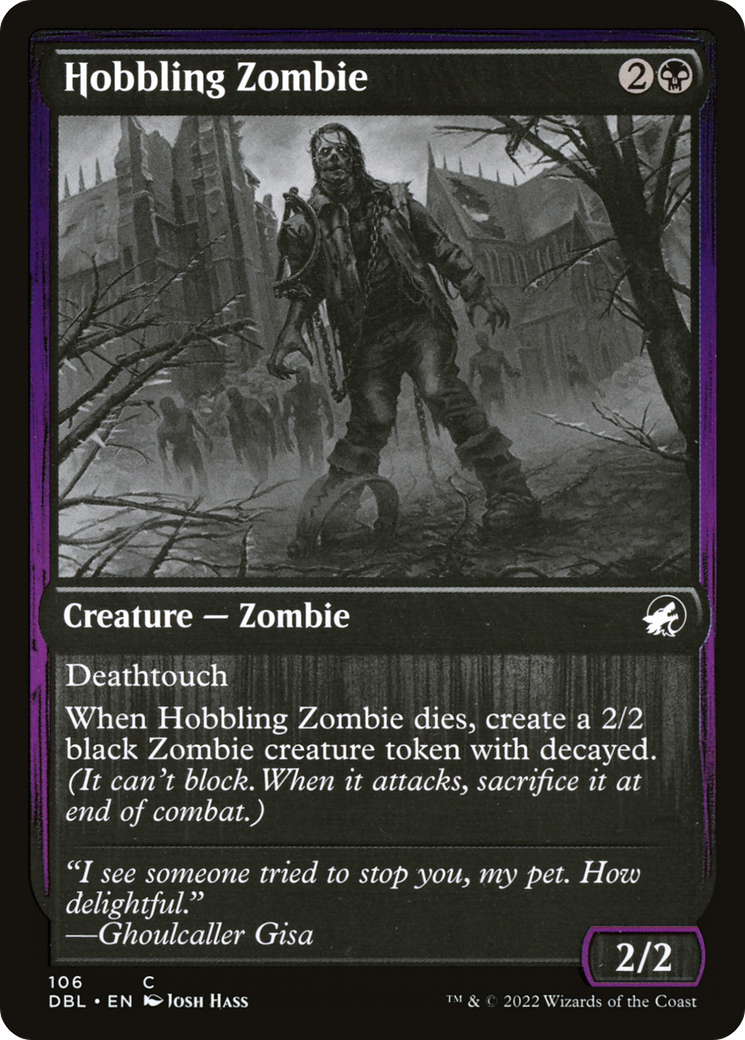 Hobbling Zombie (DBL-106)  - Innistrad: Double Feature