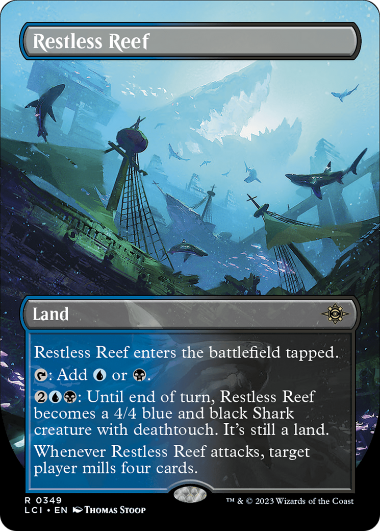 Restless Reef (Borderless) (LCI-349)  - The Lost Caverns of Ixalan