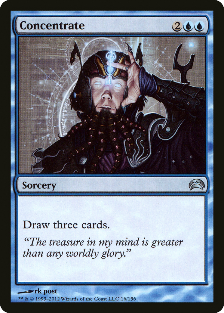 Concentrate (PC2-016)  Foil - Planechase 2012