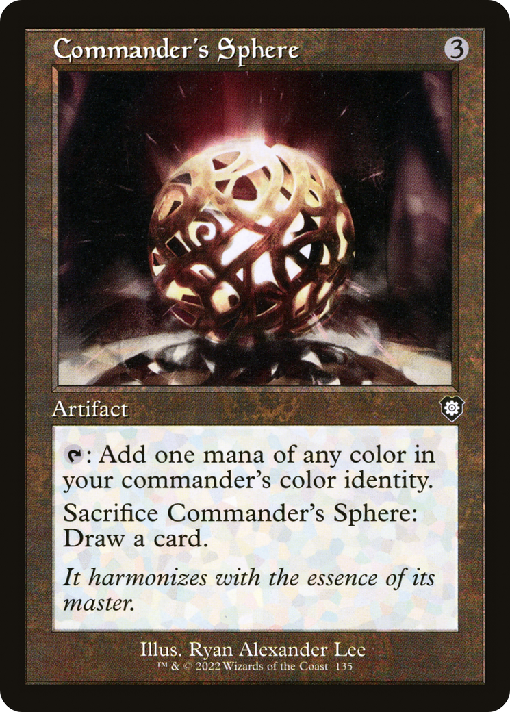 Commander's Sphere (Retro Frame) (BRC-135)  - The Brothers' War Commander
