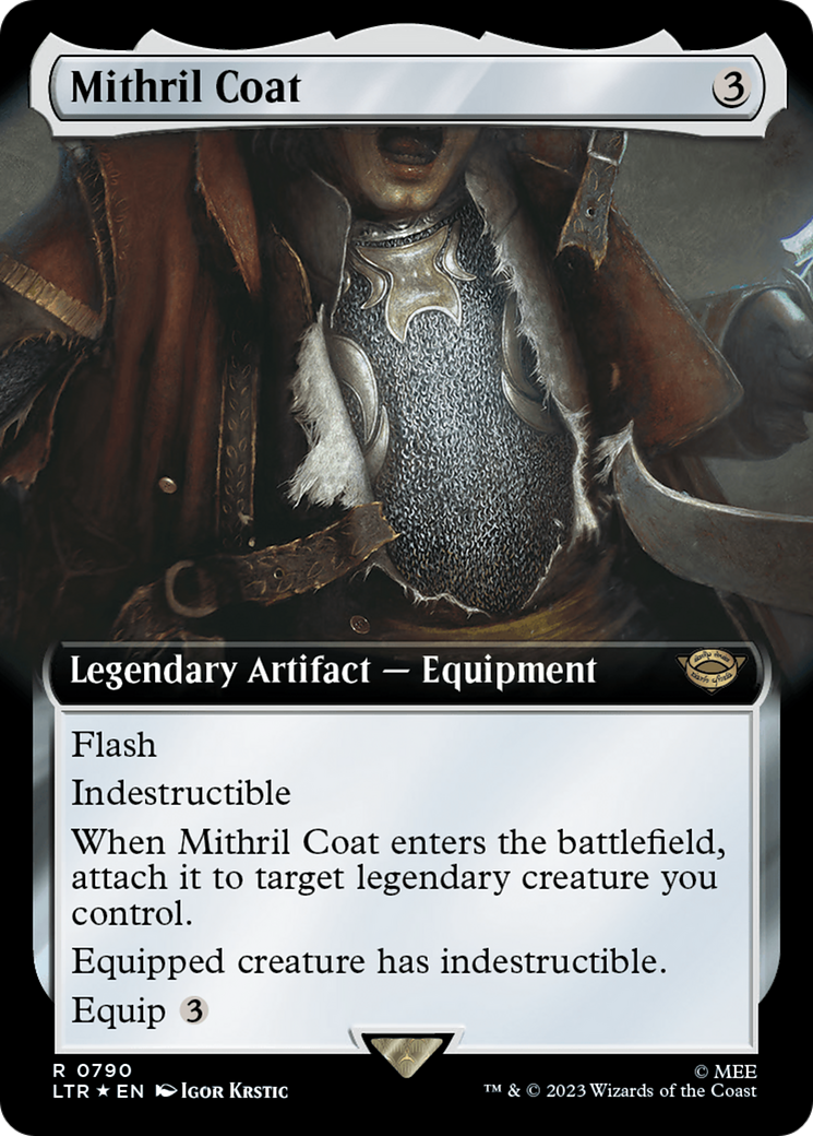 Mithril Coat (Extended Art) (Surge Foil) (LTR-790)  Foil - The Lord of the Rings: Tales of Middle-earth: (Extended Art)