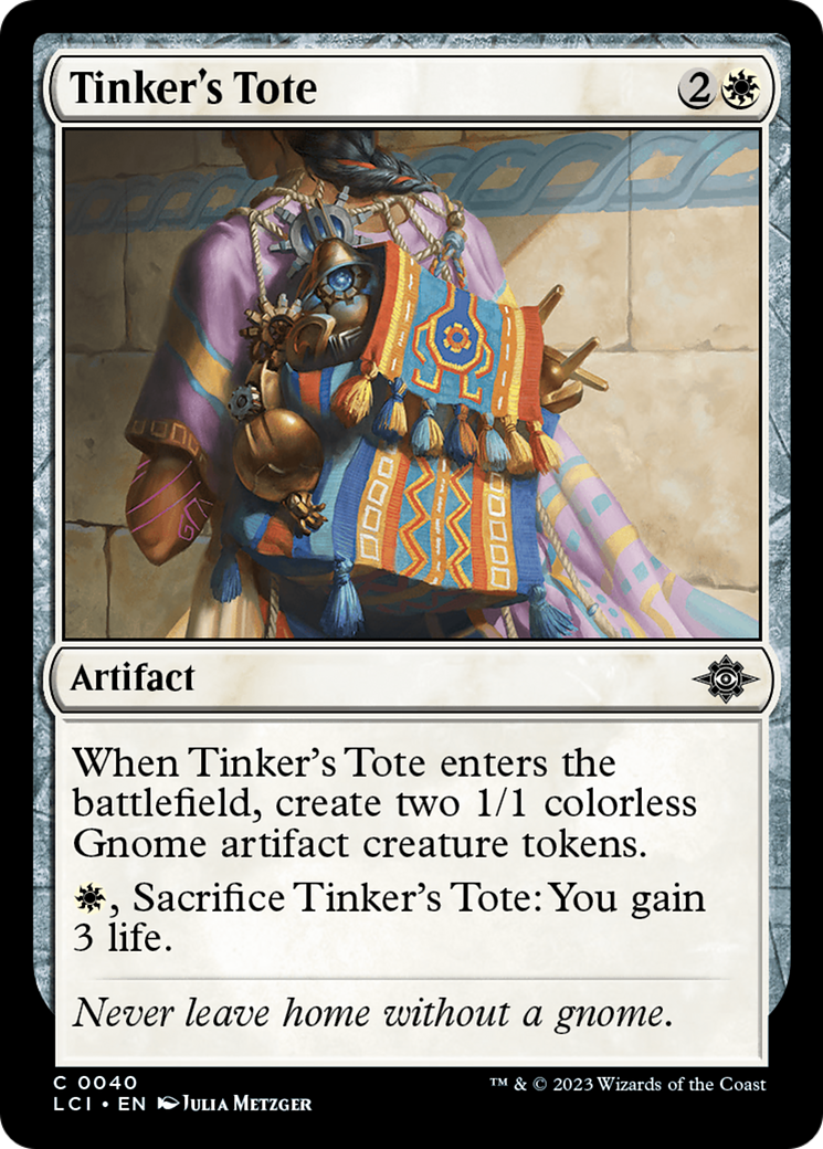 Tinker's Tote (LCI-040)  Foil - The Lost Caverns of Ixalan