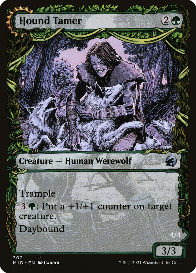 Hound Tamer (Showcase) (MID-302)  Foil - Innistrad: Midnight Hunt: (Showcase, Double Faced Transform)