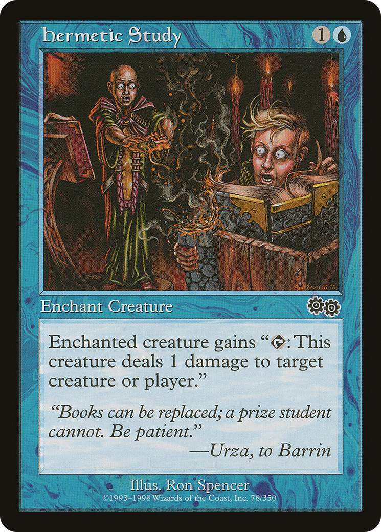 Hermetic Study (USG-078)  - Urza's Saga