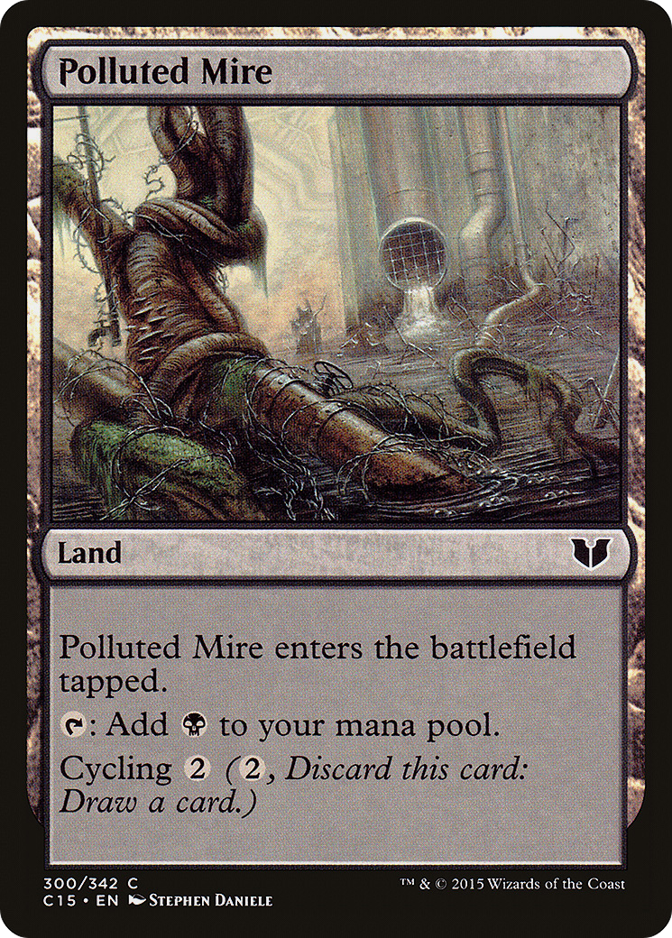 Polluted Mire (C15-300)  - Commander 2015