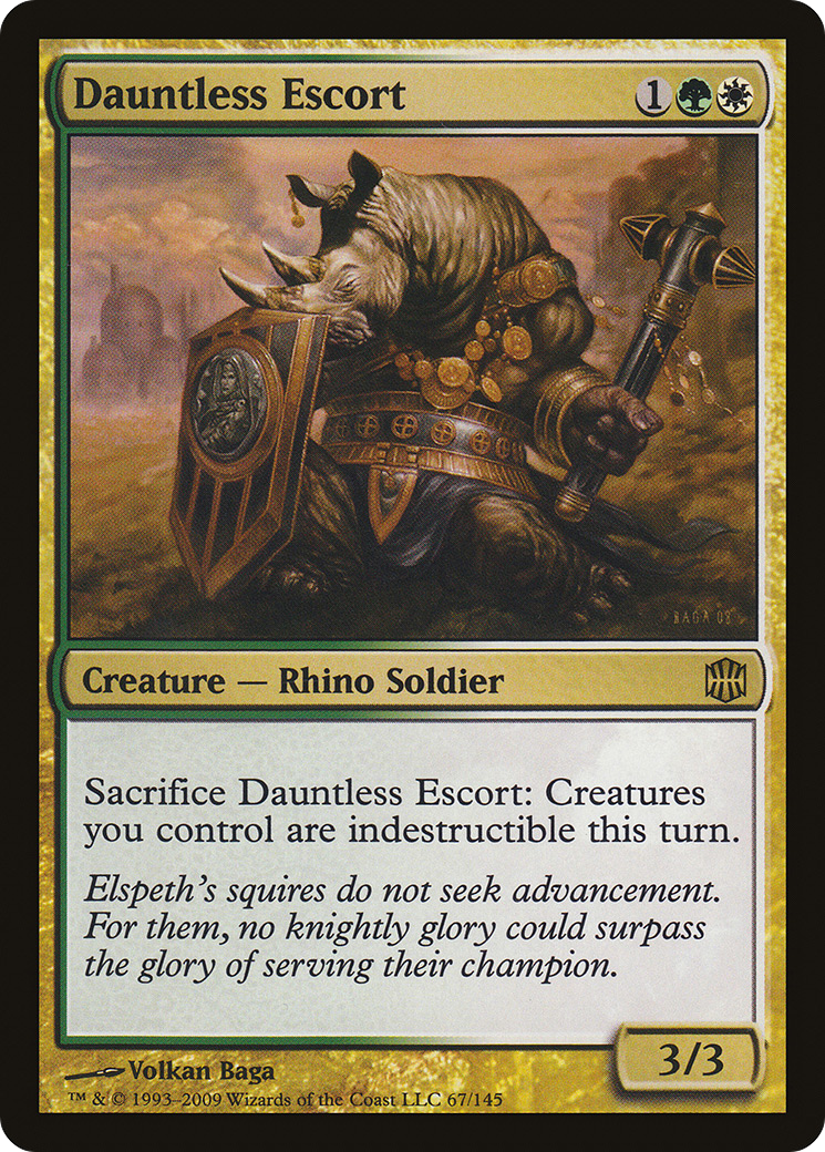 Dauntless Escort (ARB-067)  Foil - Alara Reborn
