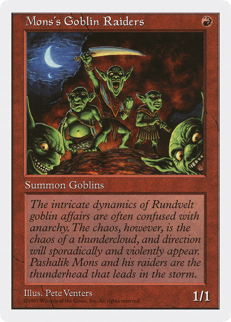 Mons's Goblin Raiders (5ED-)  - Fifth Edition