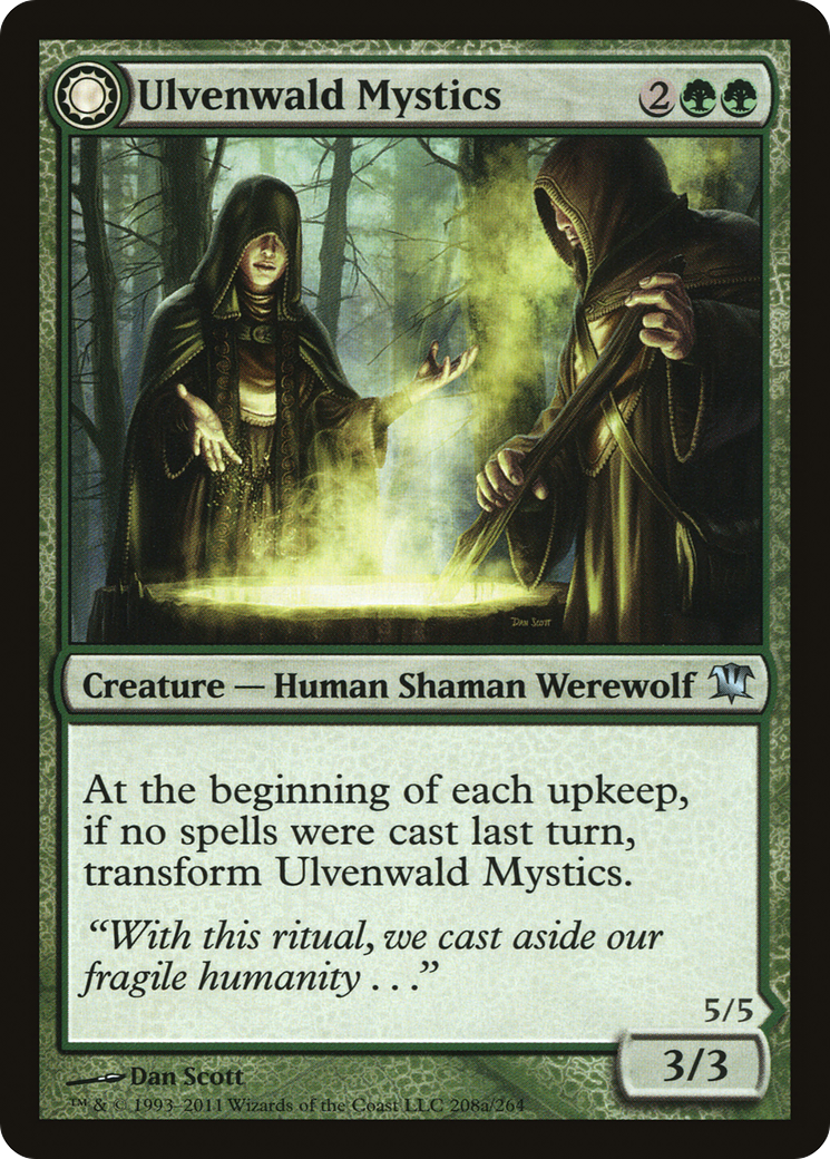 Ulvenwald Mystics (ISD-208)  Foil - Innistrad: (Double Faced Transform)